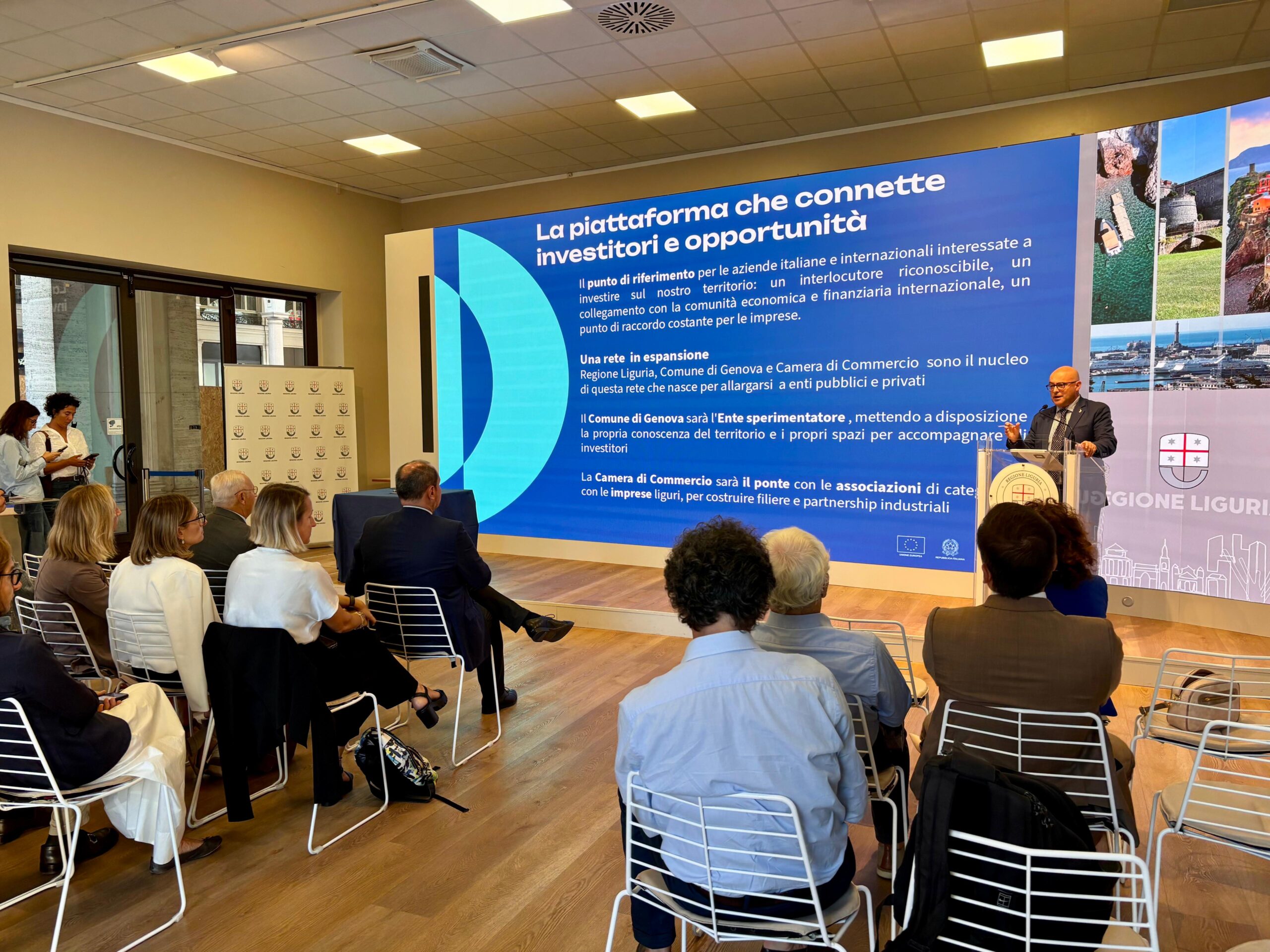 INTESA REGIONE, COMUNE DI GENOVA E CCIAA DI GE PER LA COSTITUZIONE DELLA RETE “InvestInLiguria”